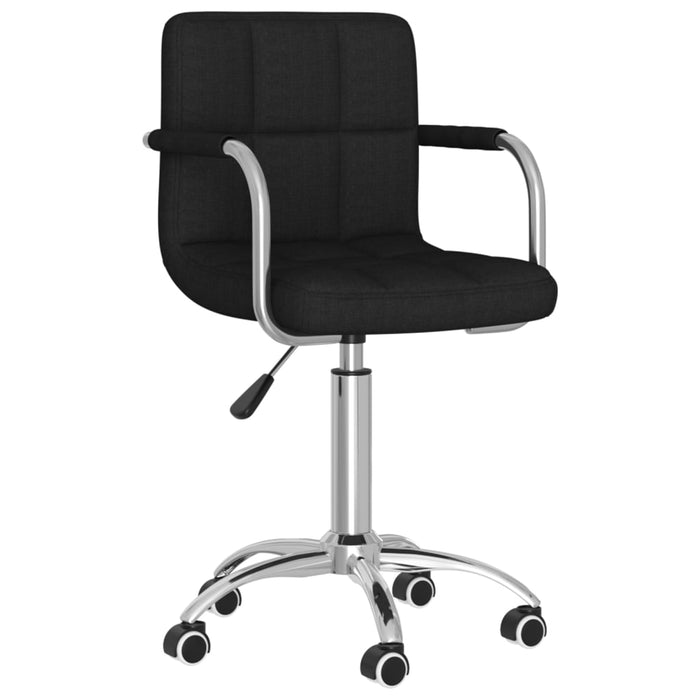 Scaun de birou pivotant, negru, material textil - WALTI WALTI