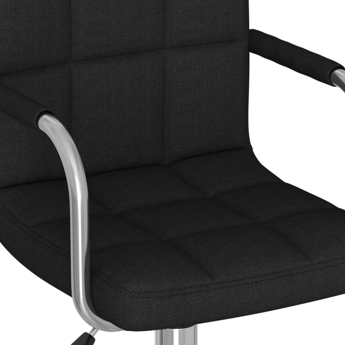 Scaun de birou pivotant, negru, material textil - WALTI WALTI