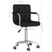 Scaun de birou pivotant, negru, material textil - WALTI WALTI