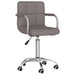 Scaun de birou pivotant, gri taupe, material textil - WALTI WALTI