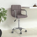 Scaun de birou pivotant, gri taupe, material textil - WALTI WALTI