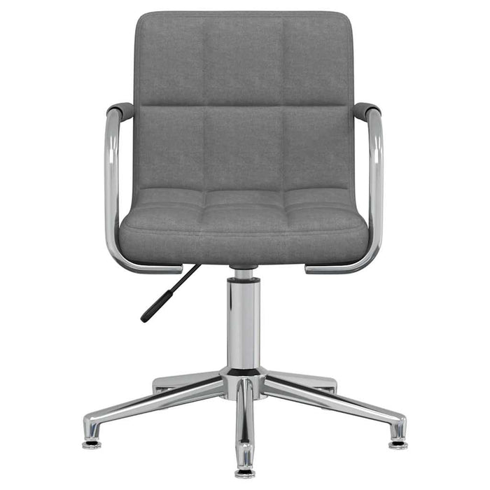 Scaun de birou pivotant, gri deschis, material textil - WALTI WALTI