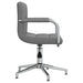 Scaun de birou pivotant, gri deschis, material textil - WALTI WALTI