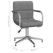 Scaun de birou pivotant, gri deschis, material textil - WALTI WALTI
