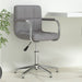 Scaun de birou pivotant, gri deschis, material textil - WALTI WALTI