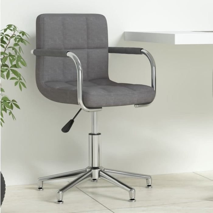 Scaun de birou pivotant, gri închis, material textil - WALTI WALTI