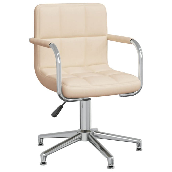 Scaun de birou pivotant, crem, material textil - WALTI WALTI