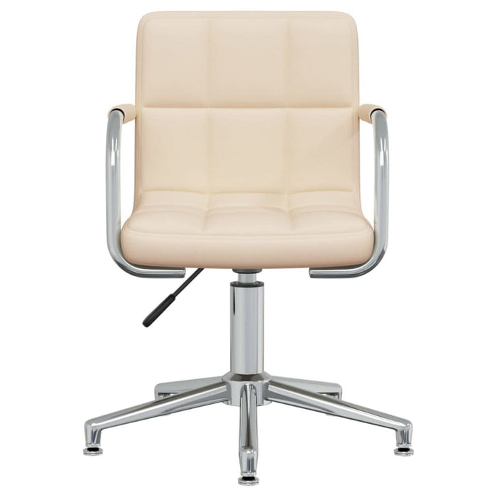 Scaun de birou pivotant, crem, material textil - WALTI WALTI