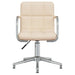Scaun de birou pivotant, crem, material textil - WALTI WALTI