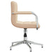 Scaun de birou pivotant, crem, material textil - WALTI WALTI
