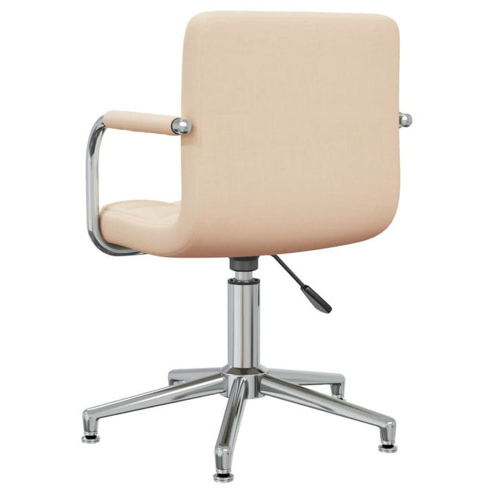 Scaun de birou pivotant, crem, material textil - WALTI WALTI
