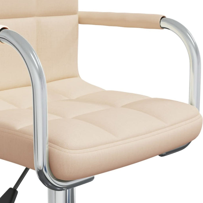 Scaun de birou pivotant, crem, material textil - WALTI WALTI