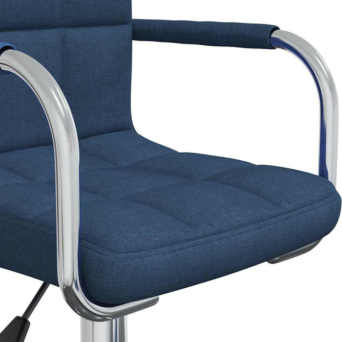 Scaun de birou pivotant, albastru, material textil - WALTI WALTI