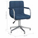 Scaun de birou pivotant, albastru, material textil - WALTI WALTI
