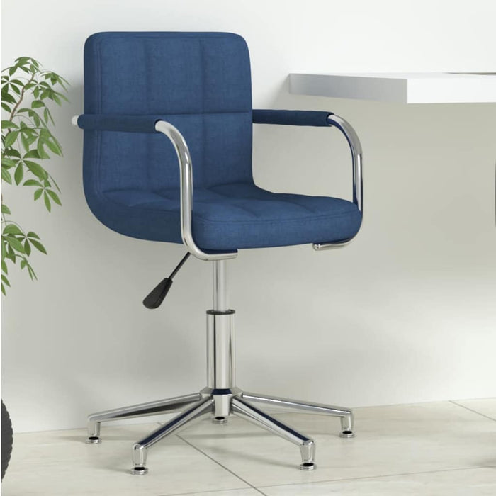 Scaun de birou pivotant, albastru, material textil - WALTI WALTI