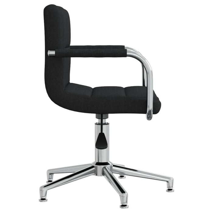 Scaun de birou pivotant, negru, material textil - WALTI WALTI