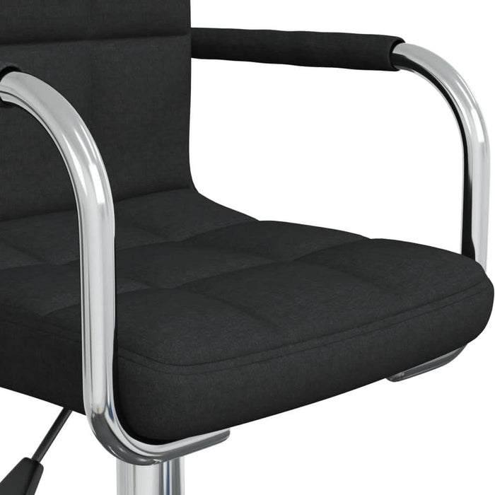 Scaun de birou pivotant, negru, material textil - WALTI WALTI