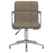 Scaun de birou pivotant, gri taupe, material textil - WALTI WALTI