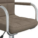 Scaun de birou pivotant, gri taupe, material textil - WALTI WALTI
