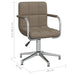 Scaun de birou pivotant, gri taupe, material textil - WALTI WALTI