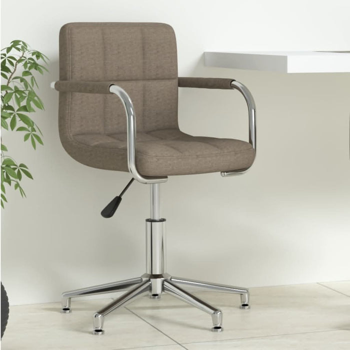 Scaun de birou pivotant, gri taupe, material textil - WALTI WALTI