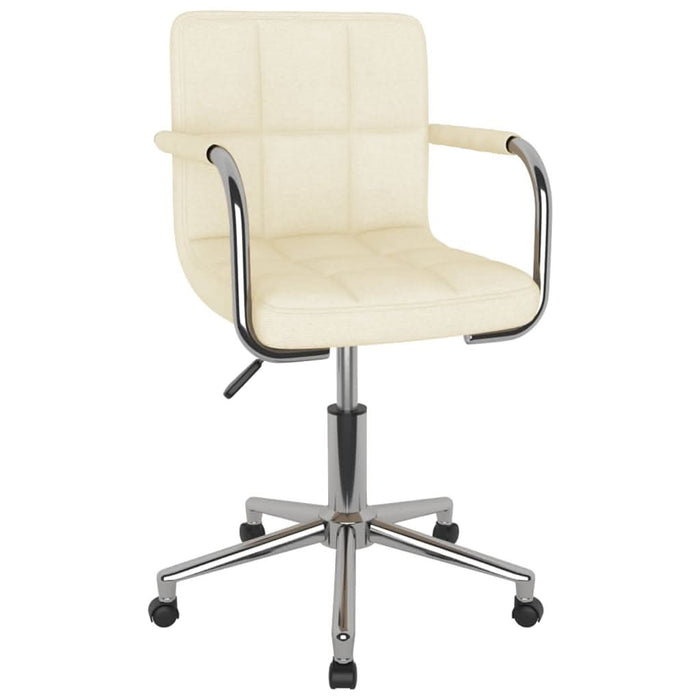 Scaun de birou pivotant, crem, material textil - WALTI WALTI