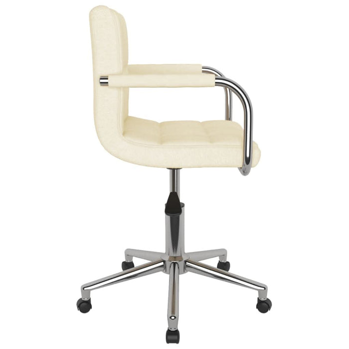 Scaun de birou pivotant, crem, material textil - WALTI WALTI