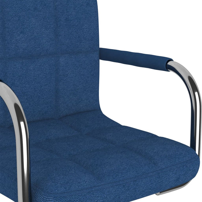 Scaun de birou pivotant, albastru, material textil - WALTI WALTI