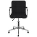 Scaun de birou pivotant, negru, material textil - WALTI WALTI