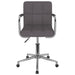 Scaun de birou pivotant, gri taupe, material textil - WALTI WALTI