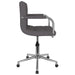 Scaun de birou pivotant, gri taupe, material textil - WALTI WALTI