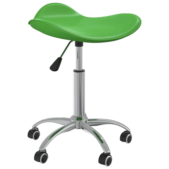 Scaune de bucătărie pivotante, 2 buc. verde, piele artificială WALTI