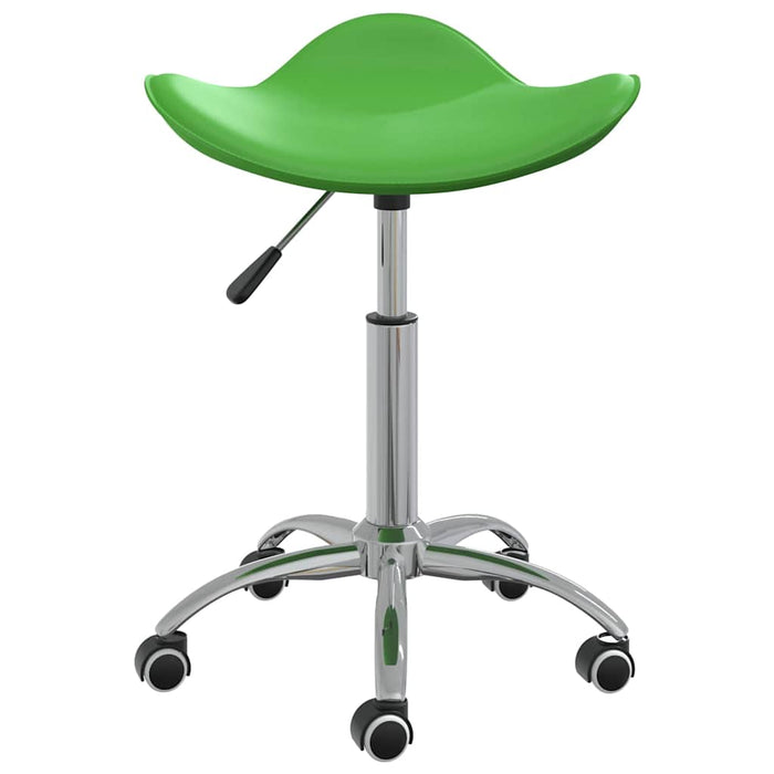 Scaune de bucătărie pivotante, 2 buc. verde, piele artificială WALTI