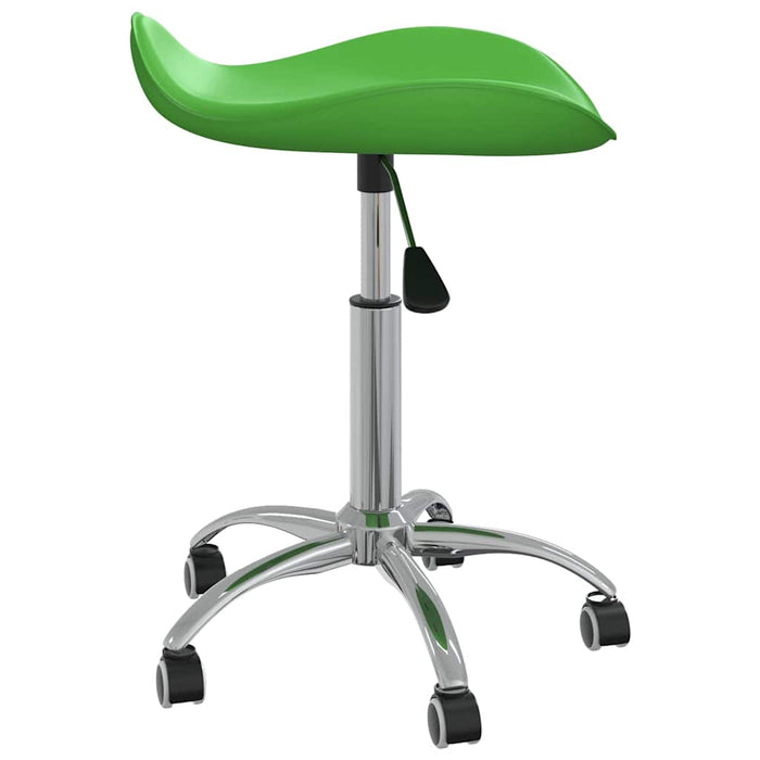 Scaune de bucătărie pivotante, 2 buc. verde, piele artificială WALTI