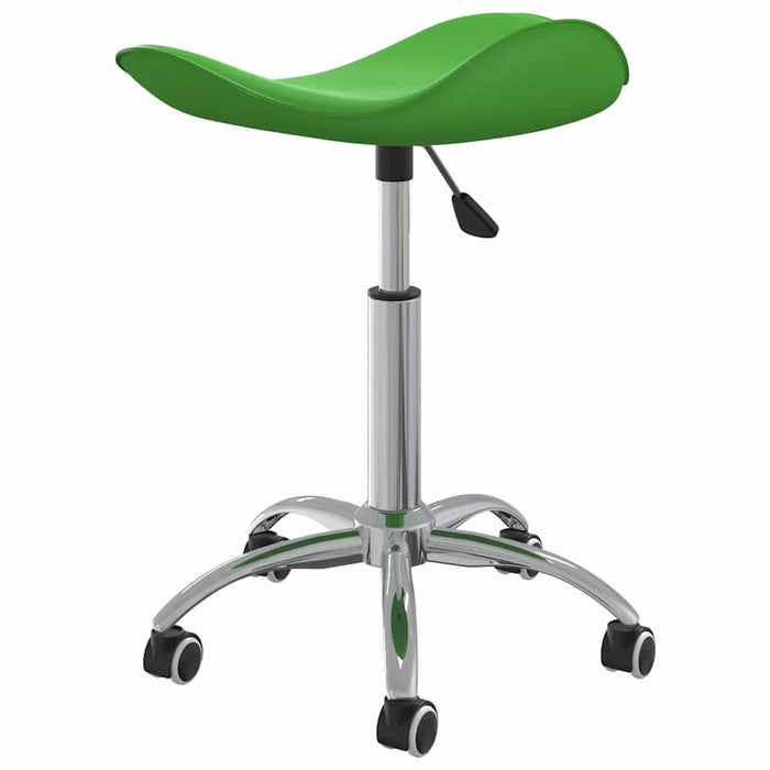 Scaune de bucătărie pivotante, 2 buc. verde, piele artificială WALTI