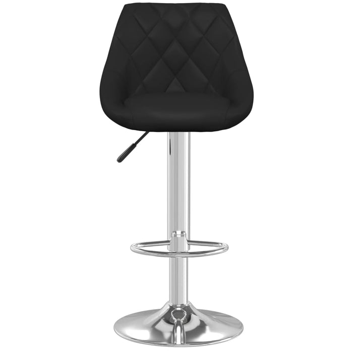 Scaun de bar, negru, piele ecologică - WALTI WALTI