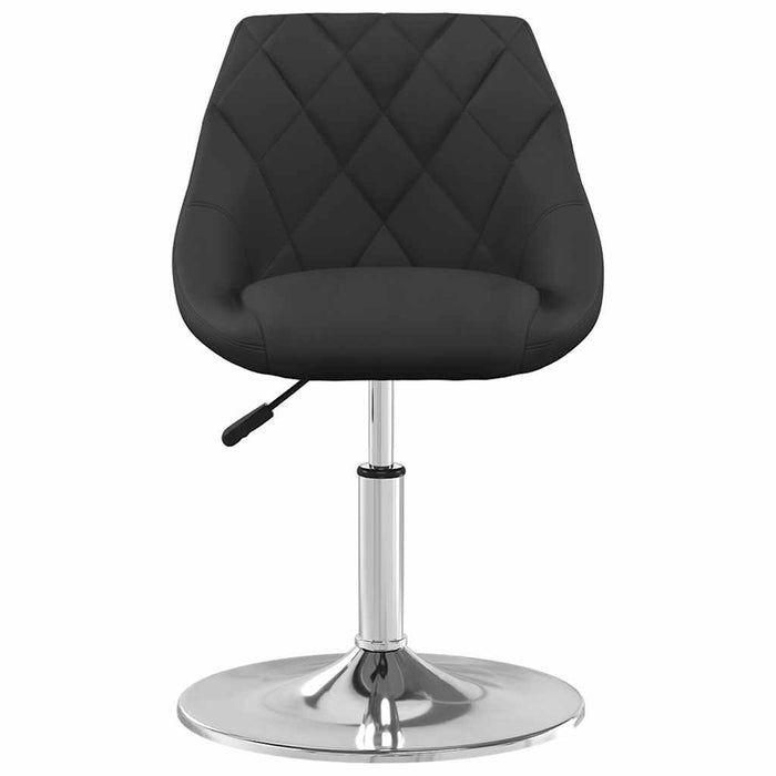 Scaune de bucătărie pivotante, 2 buc., negru, catifea - WALTI WALTI