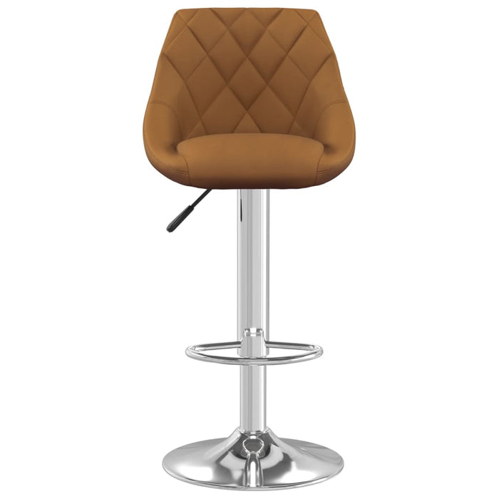 Scaun de bar, maro, catifea WALTI