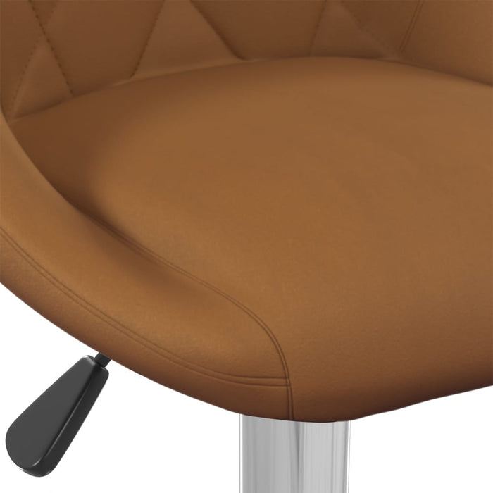Scaun de bar, maro, catifea WALTI