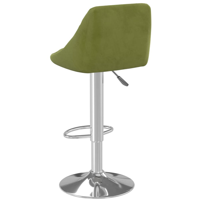 Scaun de bar, verde deschis, catifea WALTI