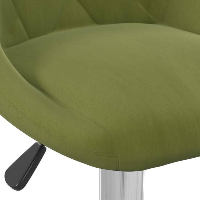 Scaun de bar, verde deschis, catifea WALTI