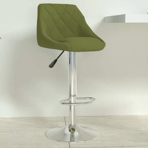 Scaun de bar, verde deschis, catifea - WALTI WALTI