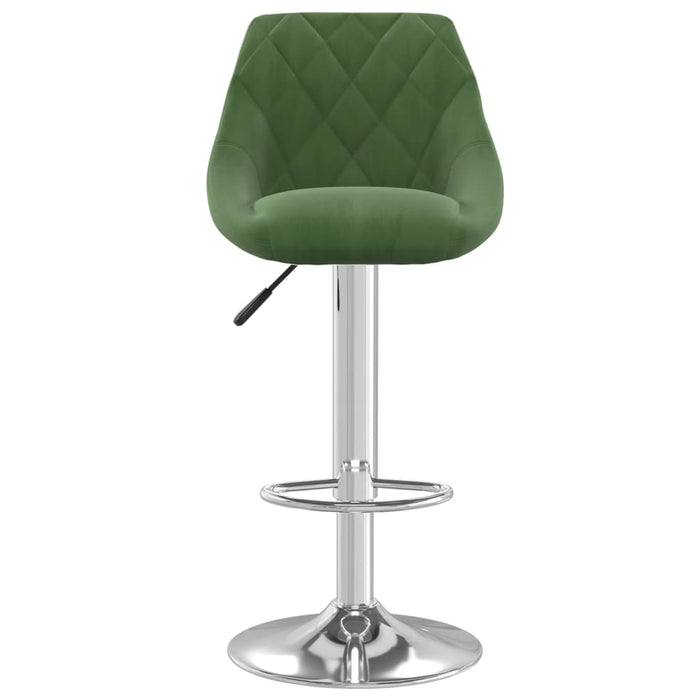 Scaun de bar, verde închis, catifea - WALTI WALTI