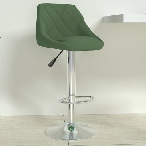 Scaun de bar, verde închis, catifea - WALTI WALTI