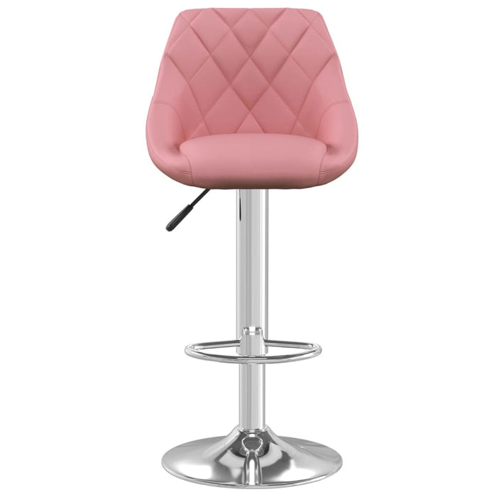 Scaun de bar, roz, catifea WALTI
