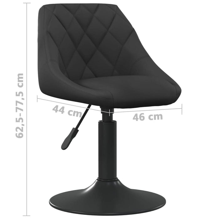 Scaun de bar, negru, catifea - WALTI WALTI