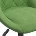Scaun de bar, verde deschis, catifea - WALTI WALTI