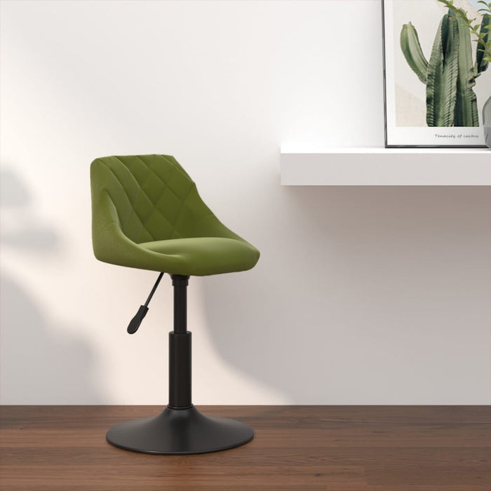 Scaun de bar, verde deschis, catifea - WALTI WALTI