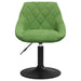 Scaune de bucătărie pivotante, 2 buc., verde deschis, catifea - WALTI WALTI