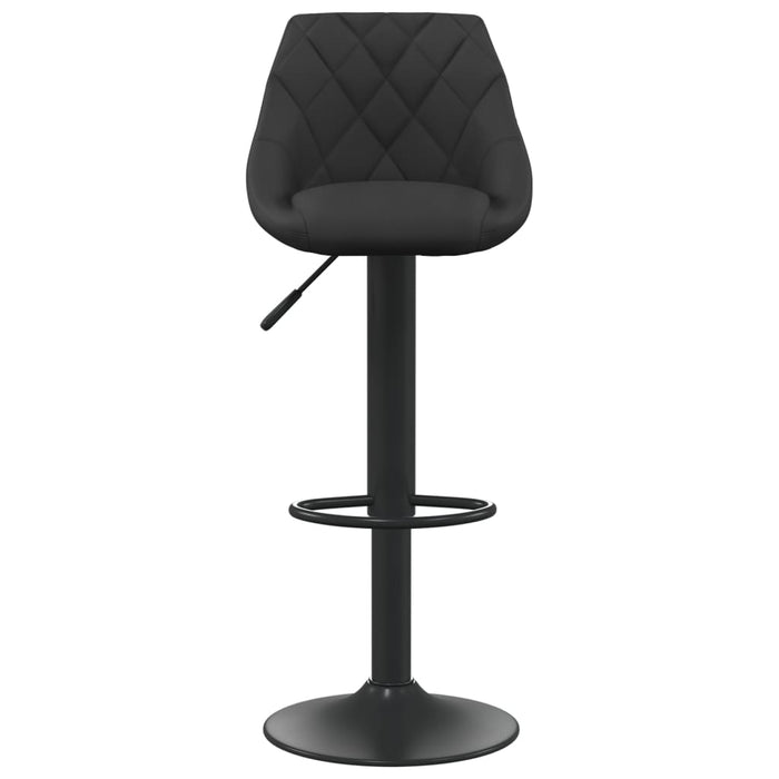 Scaun de bar, negru, catifea - WALTI WALTI